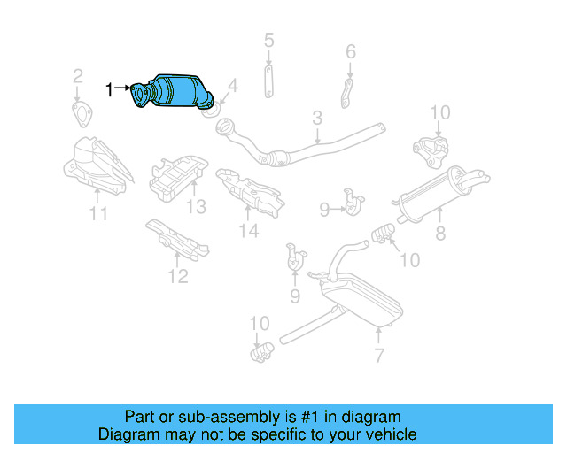 Catalytic Converter 8E0-131-089-DX - View 6