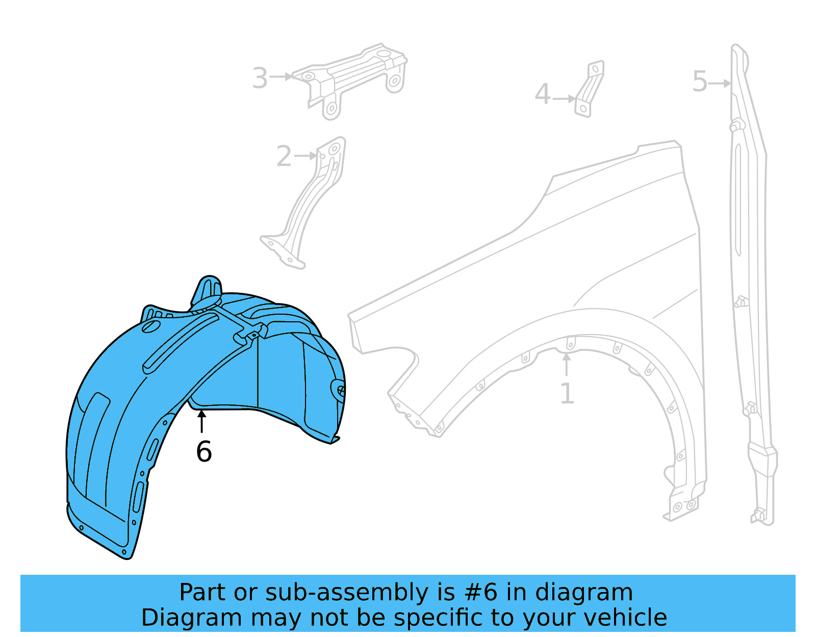 Fender Liner 11A-809-957-D - View 4