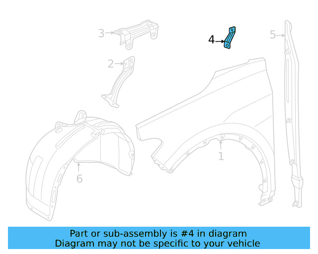 Rear Bracket 11A-821-430-A - View 3