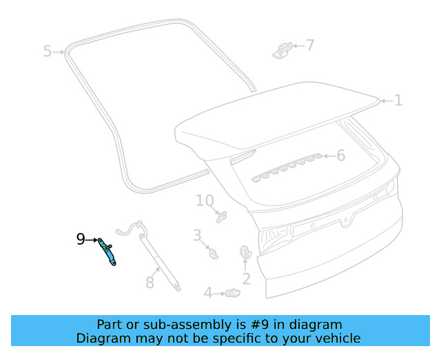 Support Cylinder Bracket 11K-827-428-B