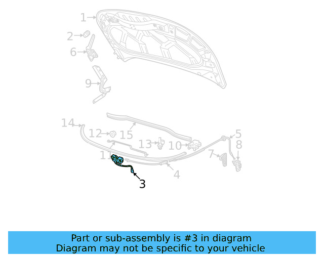 Lock & Switch 11B-823-509-A - View 3