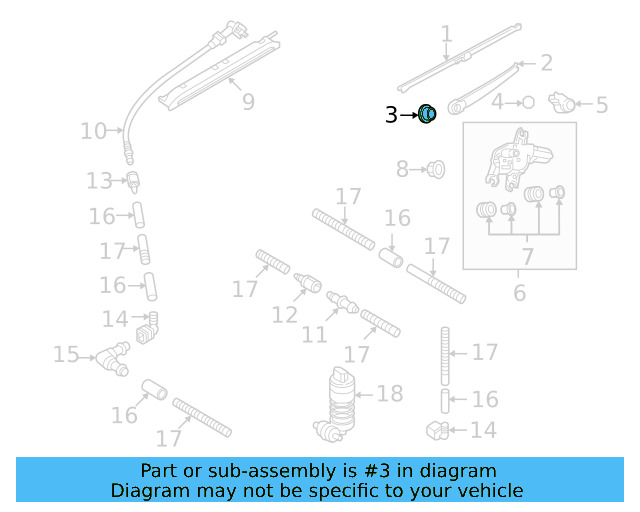 Wiper Arm Nut N-106-092-04 - View 8