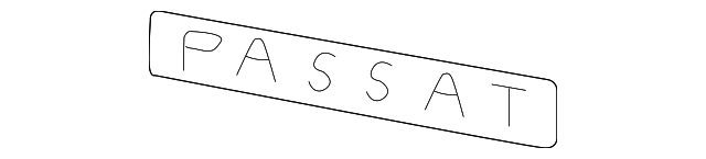 Nameplate 3B0-853-675-AE-GQF - View 2