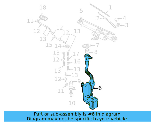 Washer Reservoir 2GJ-955-453-A - View 3