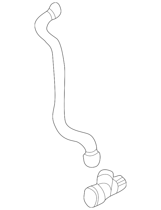 Lower Hose 1J0-122-051-H - View 6