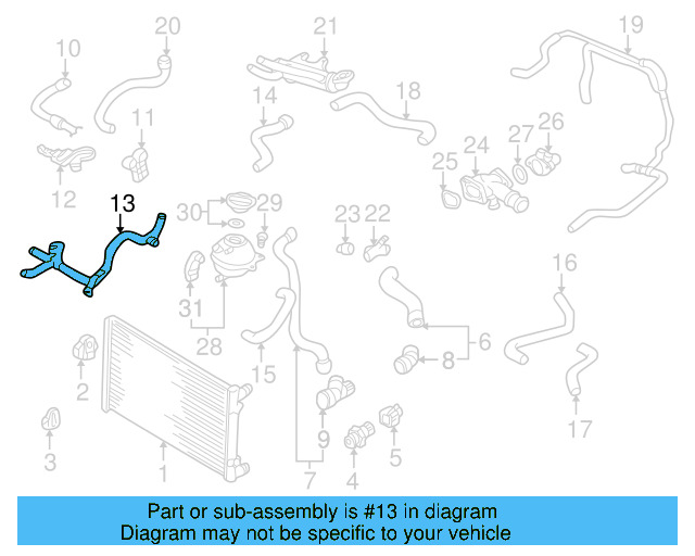 Water Pipe 038-121-065-AN - View 8