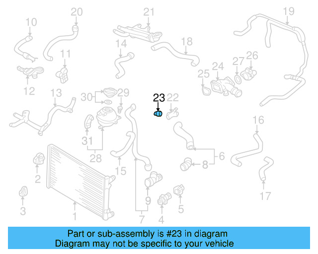 Coolant Temp Sensor 059-919-501-A - View 15