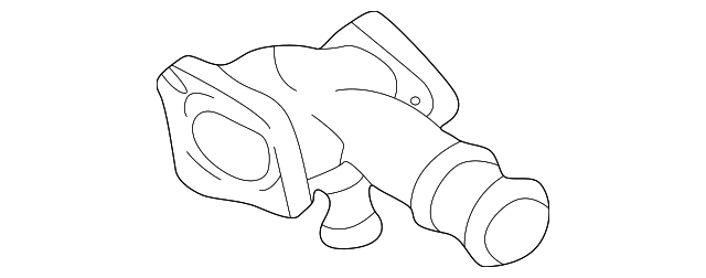 Engine Coolant Outlet Flange 028-121-145-B - View 5
