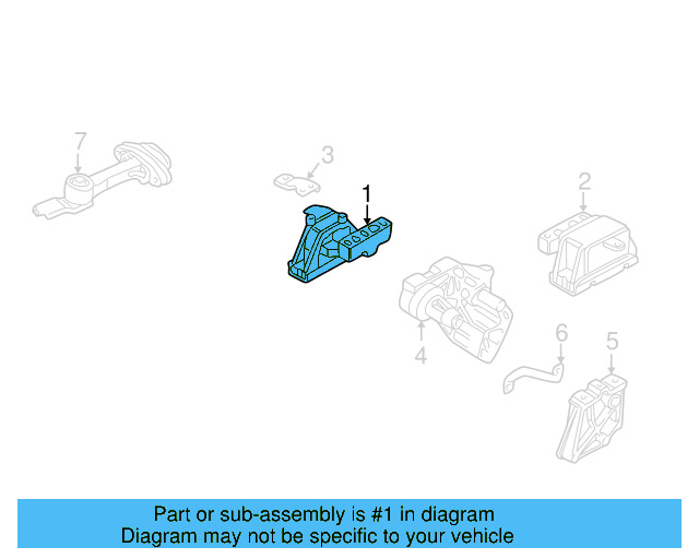 Mount 1J0-199-262-CL - View 9