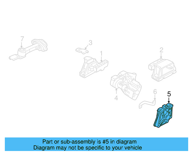Bracket 1J0-199-117-N - View 6