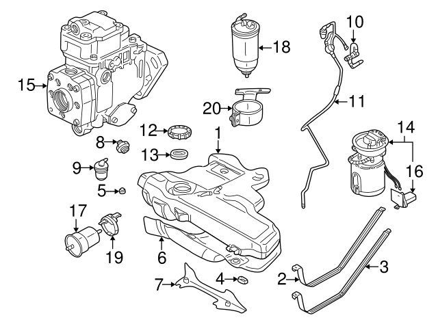 Fuel Filter Bracket N-024-522-6