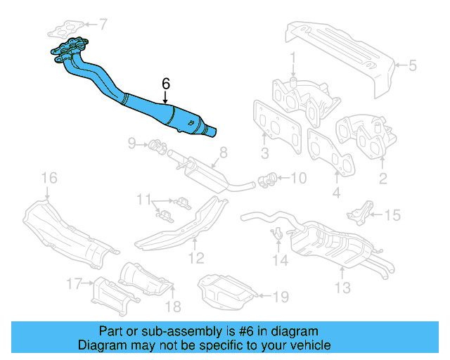 Converter & Pipe 1J0-253-208-FL - View 4