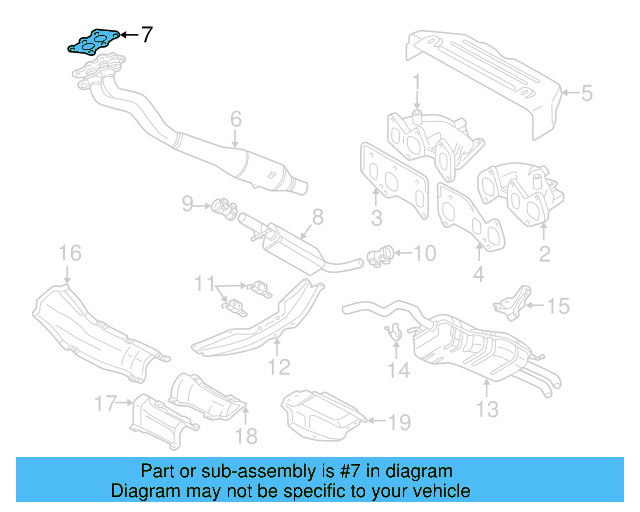 Gasket 357-253-115-D - View 3