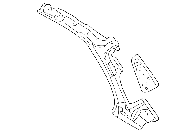 Rear Pillar 1J5-809-427-B