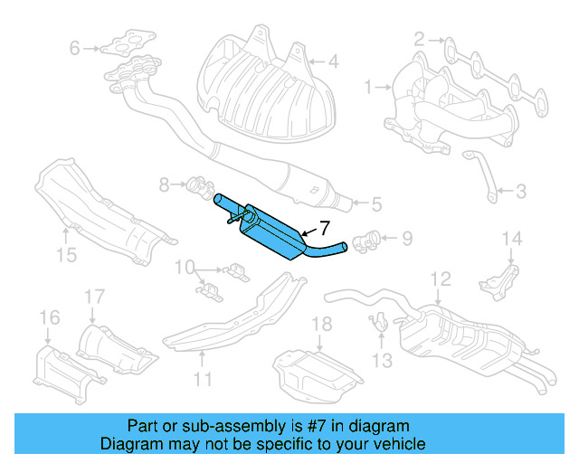 Front Muffler 1J0-253-209-N - View 17