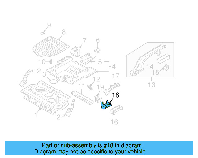 Muffler Bracket 1J0-803-545 - View 4