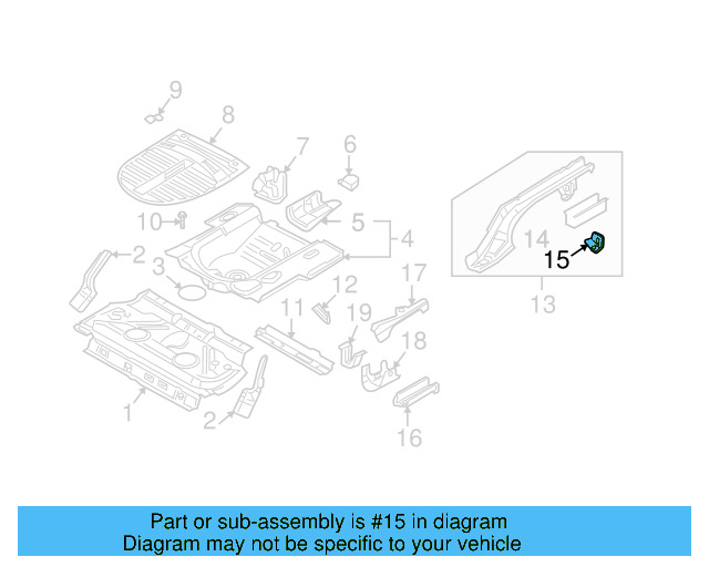 Muffler Bracket 1J0-803-545 - View 3