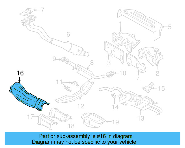 Heat Shield 1J0-803-311-J - View 39