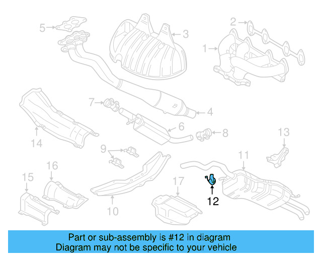 Exhaust Muffler Bracket 1J0-253-144-Q - View 66