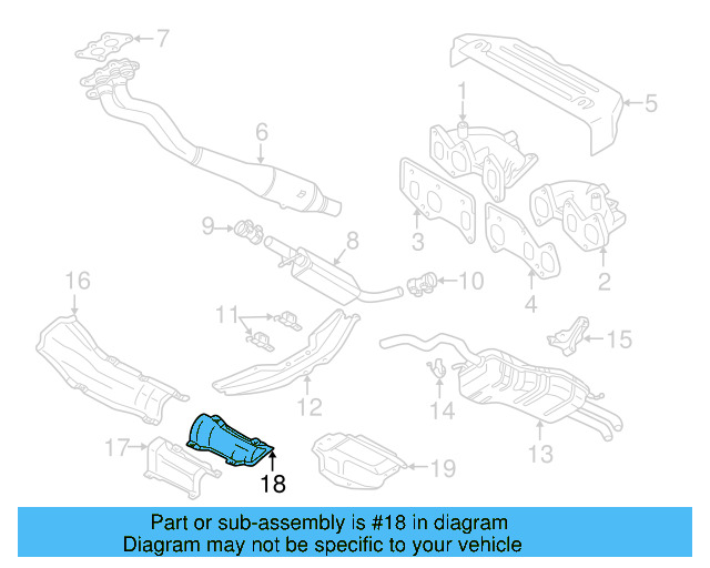 Heat Shield 1J0-803-313-E - View 42
