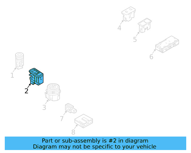 Prk Brake Switch 3CN-927-225-WZU - View 6