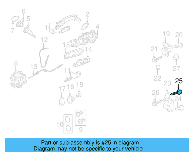 Lower Hinge Bolt N-908-232-03 - View 11