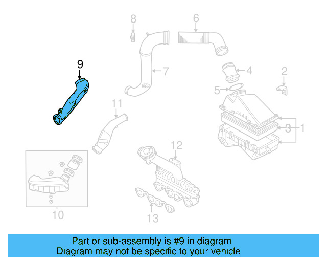 Intake Hose 1J0-129-654-L