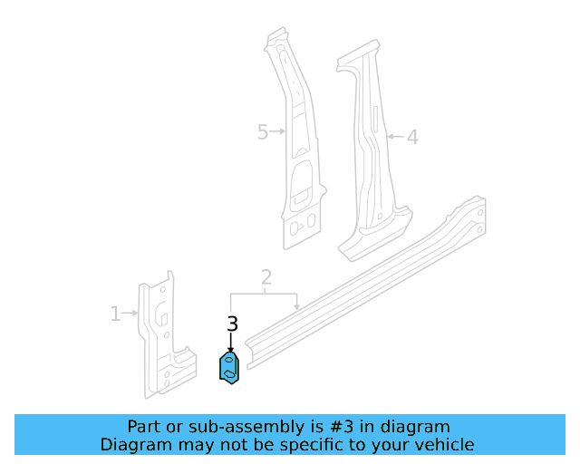 Inner Rocker Reinforced Plate 5G4-810-848-B - View 5