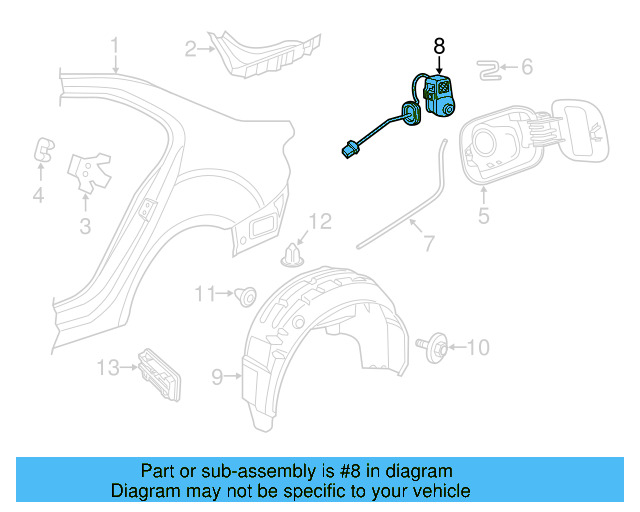 Fender Liner Retainer Nut N-908-338-01 - View 128