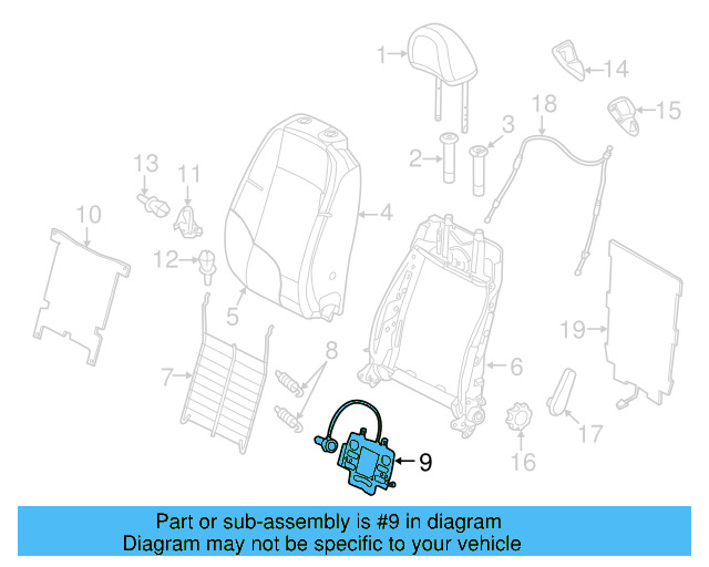 Lumbar Support 5N0-881-880-E - View 11