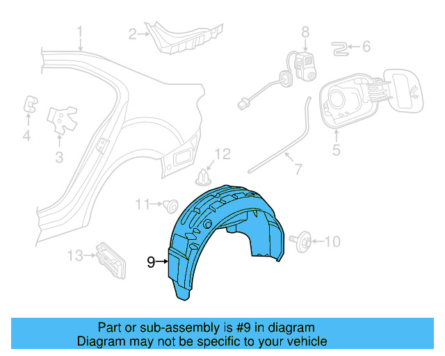 Fender Liner Retainer Nut N-908-338-01 - View 76