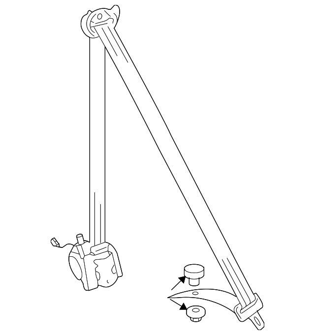 Seat Belt Lap And Shoulder Belt 5C6-857-705-B-RAA - View 7