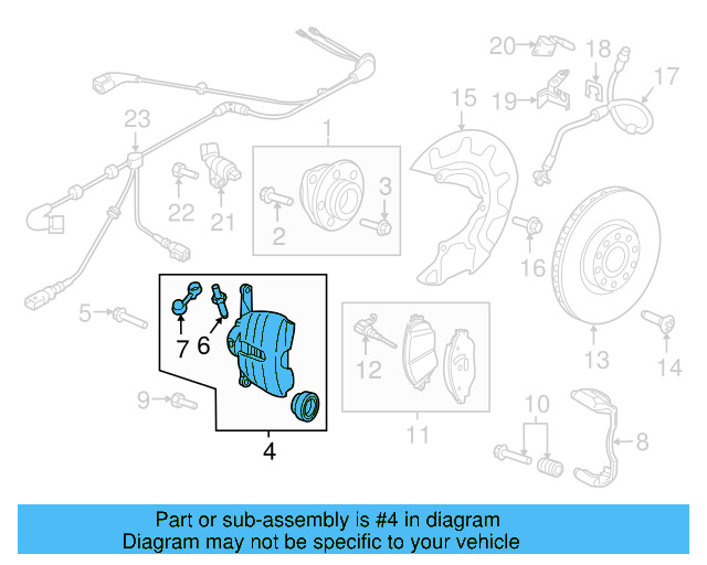 Caliper 5G0-615-124-C - View 4