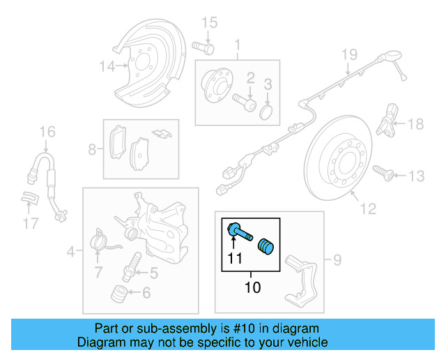 Disc Brake Caliper Pin Boot 1K0-698-470 - View 42