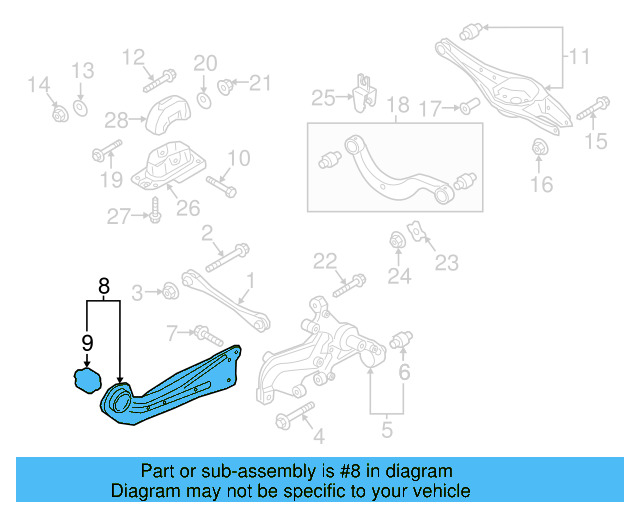 Trailing Arm 5QM-505-224 - View 6