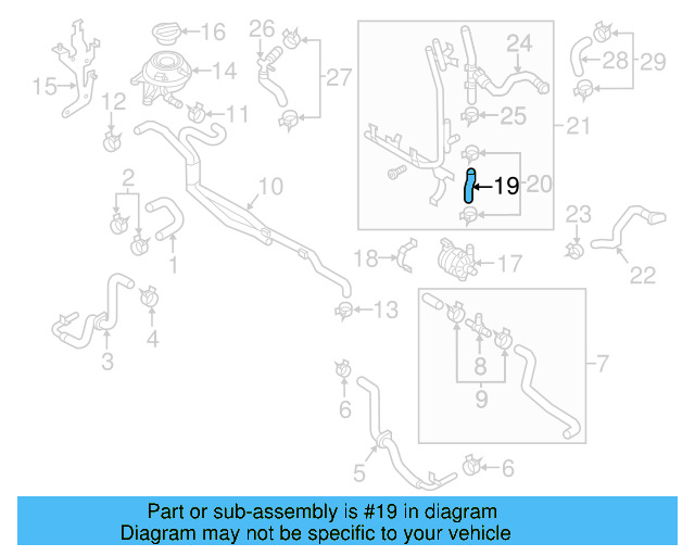 Connector Hose 7P0-121-101-J - View 6