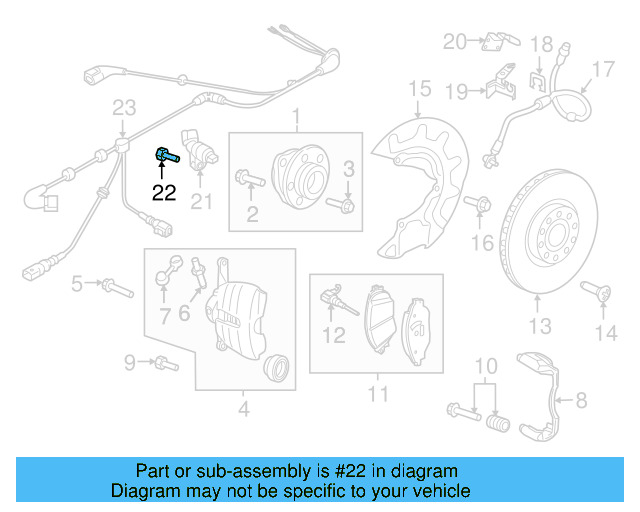 ABS Sensor Bolt N-105-464-03 - View 15
