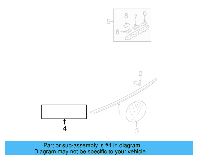 Nameplate 3C0-853-687-C-739 - View 4