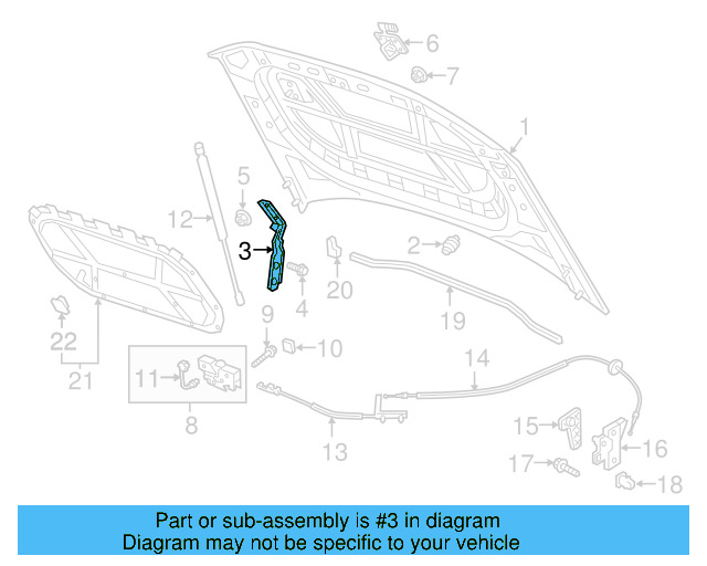 Hinge 3CN-823-301-A - View 5