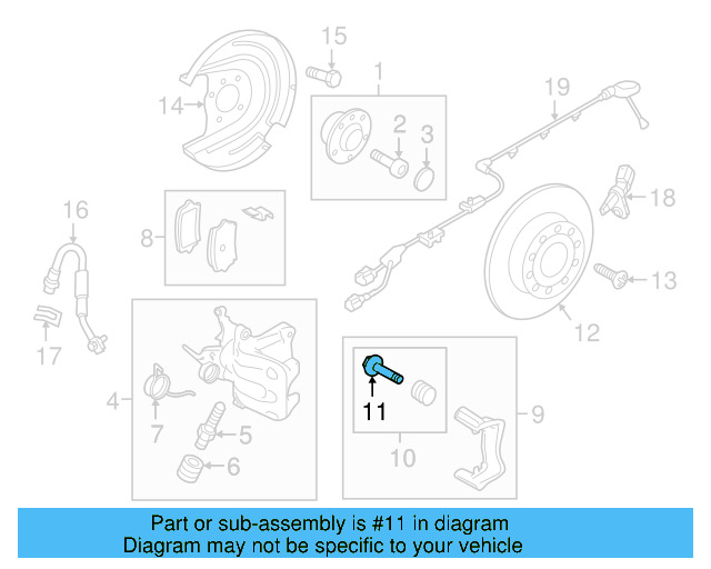 Disc Brake Caliper Bracket Mounting Bolt N-911-689-01 - View 5