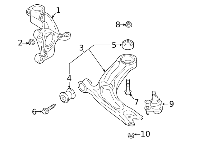 Ball Joint Nut N-103-320-02 - View 29