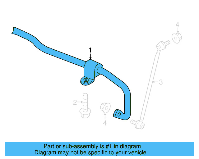Stabilizer Bar 5Q0-411-303-AC - View 2