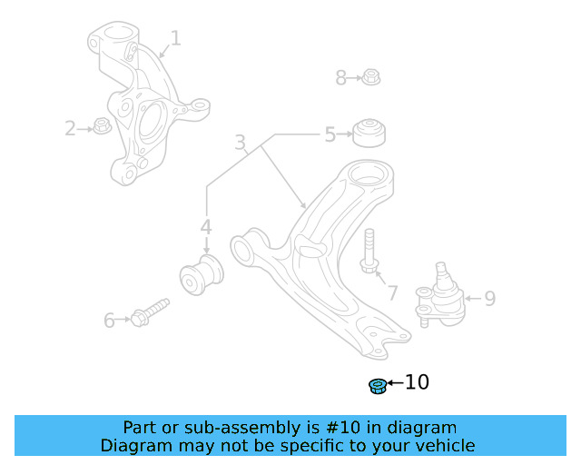 Ball Joint Nut N-103-320-02 - View 31