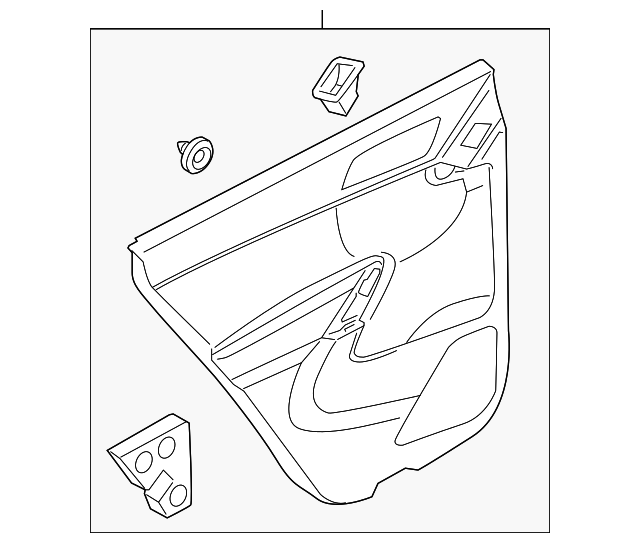 Door Trim Panel 5N0-867-212-E-XPA