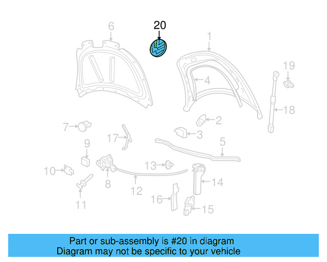Emblem 1C0-853-617-B-ULM - View 8