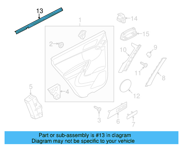 Belt Weather 5N0-839-480-A-5AP - View 3