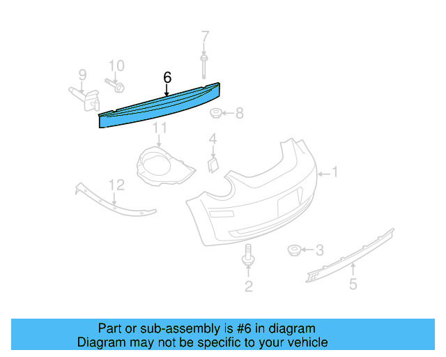Impact Bar 1C0-807-305-N - View 18