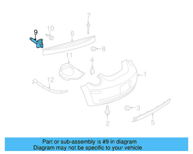 Energy Absorber 1C0-807-357-D - View 12