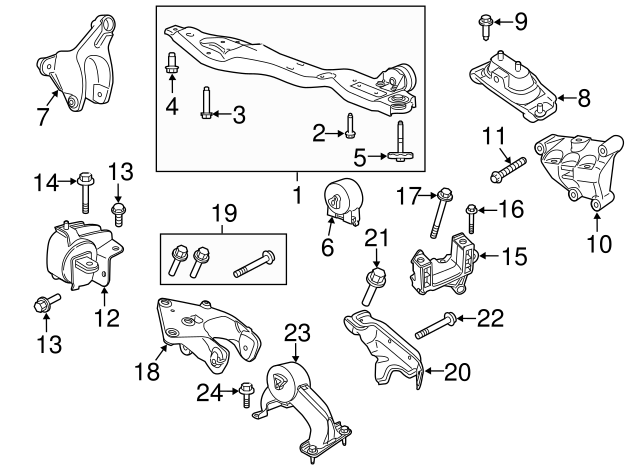 Rear Support 7B0-199-867-A