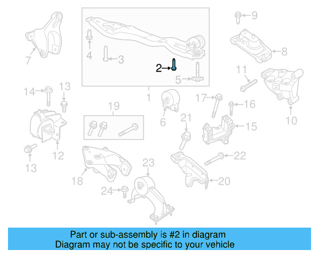 Lower Support Front Bolt WHT-004-368 - View 4